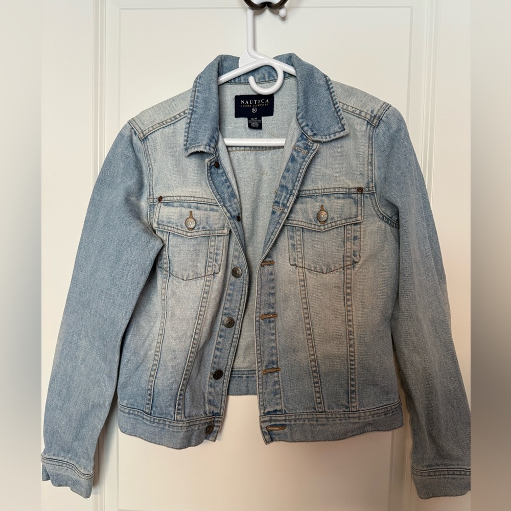 Nautica Jeans Company Light Blue Denim Jacket